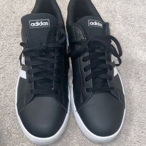 Size 12 classic black, and white Adidas